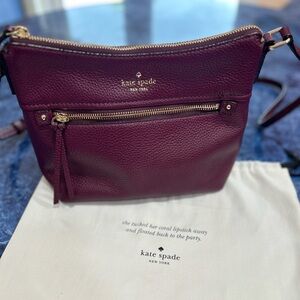Kate Spade burgundy Crossbody Bag